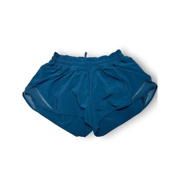 Lululemon Vibrant Blue Athletic High Performance Shorts Size 4 Regular - Picture 1 of 9